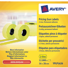 Prislappar AVERY Zweckform YPLP1626 prislappar-etiketter