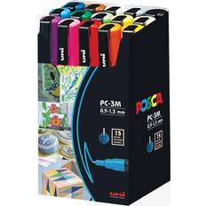 Uni Posca PC-3M Paint Marker Pen Fine Point 15pcs