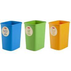 Curver Curver waste bin for recycling blue yellow