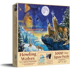 Sunsout Adrian Chesterman Howling Wolves 1000 Pieces