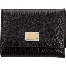 Dolce & Gabbana Dauphine calfskin wallet with branded tag one