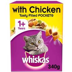 Whiskas Cat Pets Whiskas 1 Cat Complete Dry with Chicken 340g