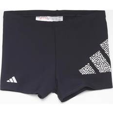 Blanco Trajes de baño adidas Bañador de natación 3 bar negro infantil - Negro