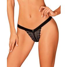 Obsessive Estiqua Thong Black