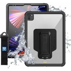 Waterproof case ipad pro Armor-X Waterproof Case iPad Pro 12,9 2021/2022 Svart/transparent