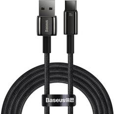 Baseus USB C-USB C - USB Kabel Kabels Baseus Tungsten Gold Cable 100W 2m