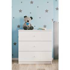 Blanc Commodes Commode Babydreams Blanche Unie