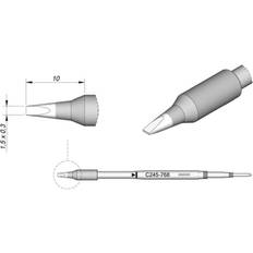 Loddespids Mejselform C245768 0.3 mm