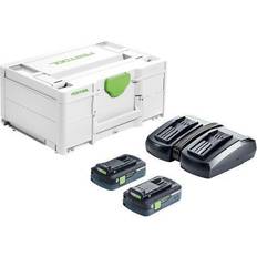 Festool tcl Festool Laddpaket SYS 18V 2x4,0/TCL 6 DUO