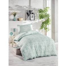 L'essentiel ENLORA HOME Bäddset Påslakan Grön, Vit