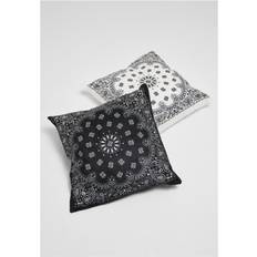 Noir Taies d'oreiller Urban Classics bandana Taie d'oreiller Noir, Blanc