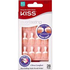 Nail Products Kiss Everlasting French Nails Cream/White 28-pack