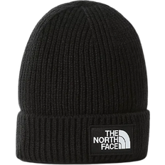 The North Face Logo Box Cuffed Beanie - Black