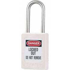 Security Master Lock Thermoplastic Zenex S33WHT Snap