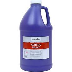 Acrylic Paints Handy Art Acrylic Paint Half Gallon, Violet (RPC102075) Purple