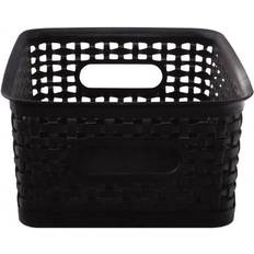 Interior Details Advantus Plastic Weave Bin Small 10"L