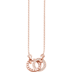 Thomas Sabo Forever Together Necklace - Rose Gold/Transparent