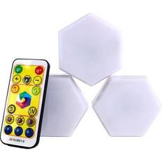 Hexagon White Vægarmatur ∅ 6.3cm 3stk