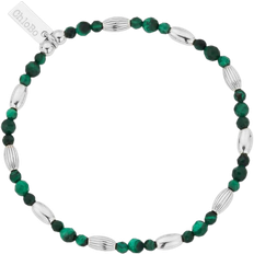 Alternative Rice Bracelet - Silver/Green