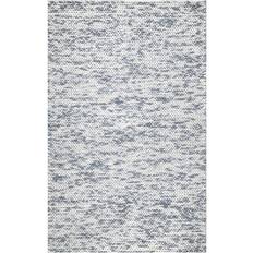 Nuloom Hand Woven Chunky Woolen Cable Rug Blue, Gray, Beige, White, Silver 96x120"