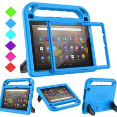 Tablet Covers BMOUO Kids Case for Fire HD 10 & Fire HD 10 Plus Tablet (11th Generation, 2021 Release), with Screen Protector, Shockproof Handle Stand Kids Case for Amazon Fire HD 10 Tablet & Fire HD 10 Plus