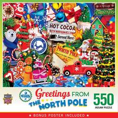 Greetings From North Pole 550 Pieces