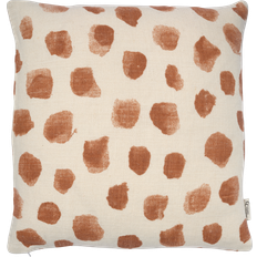 Boligtekstiler Classic Collection Dotty Pudebetræk Orange, Hvid (50x50cm)