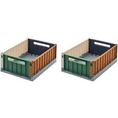 Liewood Boîtes de rangement Liewood Weston Small Storage Box Sea Blue Mix 2-pack