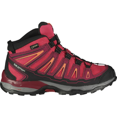 Pink Hiking boots Children's Shoes Salomon X-Ultra Mid GTX J - Virtual Pink/Beet Red/Living Coral