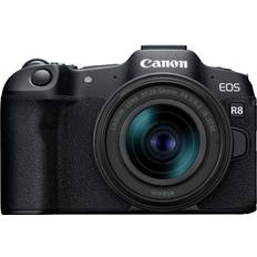 Canon Secure Digital (SD) Mirrorless Cameras Canon EOS R8 + RF 24-50mm F4.5-6.3 IS STM