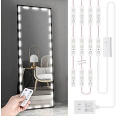 Indoor Lighting Wardrobe Lighting Kintion Vanity Mirror White Wardrobe Lighting