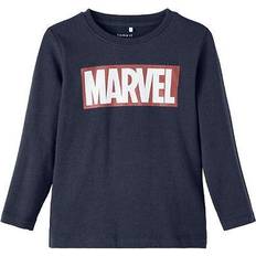 Jungen Blusen & Tuniken Name It Marvel Top with Long Sleeves (13210770)