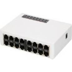 Interruptores Extralink HEXON Switch 16x 10/100/Mb/s Desktop EX.12233