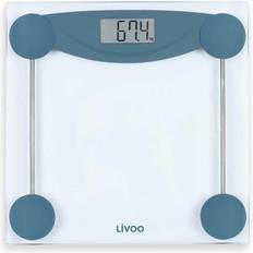 Básculas de baño Livoo Placa De Vidrio Y Pantalla Lcd 180 Kg 100 G