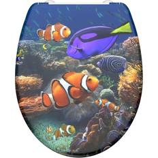 Soft close toilet SCHÜTTE Duroplast Toilet Seat Soft-Close SEA LIFE