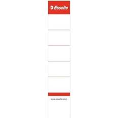 Esselte Märkmaskiner & Etiketter Esselte reservskyltar bakskyltsfack, 10 stycken smal, 30 158 mm, vit, 810811