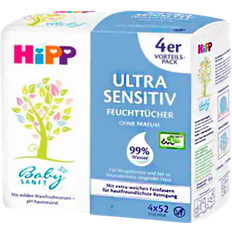 Hipp Babysanft Wet Wipes 4x52 pcs