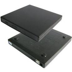 24.se Extern CD-Läsare USB Slim Svart