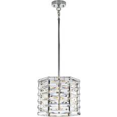 Crystal Pendant Lamps Loops 1 Bulb Pendant Lamp 30.6cm