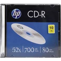 HP CRE00085 CD-R disc 700 MB 10 stk Slimcase