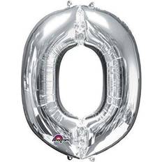 Birthdays Letter Balloons Amscan Letter O Supershape Silver Foil Balloon 34/86cm P50