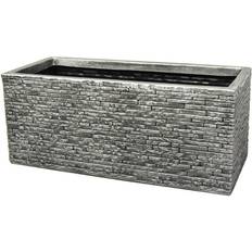 Pots, Plants & Cultivation Strata Slate Effect Trough 25.5x60x25cm