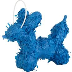 Blå Piñatas Unique Mini Pinata Ballonhund 20x19 cm