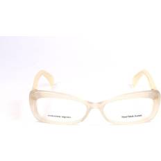 Beige Glasögon Alexander McQueen AMQ-4203-K6V Beige Gul