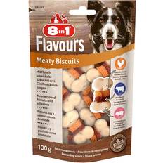 8in1 Flavours Meaty Biscuits Snack 100 g
