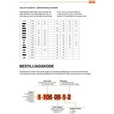 Gevindfil Bahco Gevindfil, Metrisk Topnøgle