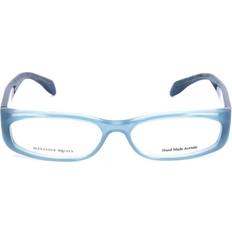 Bleu Lunettes Alexander McQueen AMQ 4150 IQY De Vue Femme Bleues (Seulement Monture)