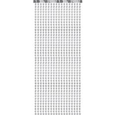 Partyvorhänge PartyDeco Partyvorhang Sterne Silber 100x245 cm