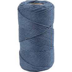 Creativ Company Macramé cord, L: 198 m, D 2 mm, blue, 330 g/ 1 roll