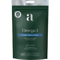 A +omega 3 A+ Omega-3 refillpåse 110 mjuka